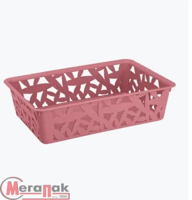 Корзинка 235*160*60 универсальная L 1,7л микс 10 (40), 431226628 Микс - фото