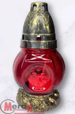 Неугасимая лампада красн, выс.16,5см, S-050  Р0791 (18) Красный - фото