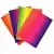 Картон цветной гофрированный радужный А4  - фото
