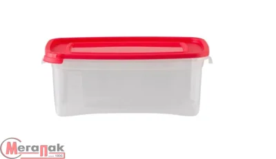 Контейнер 1,0л Каскад прямоугольный, арт. 4357000 Красный - фото