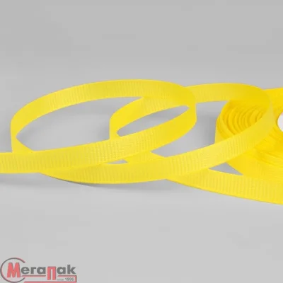 Лента репсовая, 6 мм, 23 ± 1 м, цвет жёлтый №15, арт. 1274679 Желтый - фото