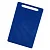 Доска разделочная с ручкой, полиэтилен, 40*25*1см, синяя YZ-H4025BL Синий - фото