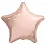 Шар фольга(2) (19''/48 см) Звезда, Мистик, Розовое Золото, Сатин, 1 шт.  - фото
