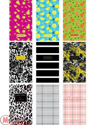 Блокнот А6 24л. на скрепке ArtSpace "Узоры. Pattern mix", арт. 293685  - фото