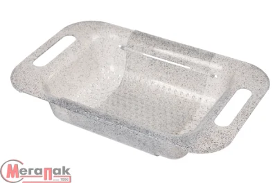 Дуршлаг "Bergamo" (гранит светло-серый), арт. 221151321/02 Серый - фото