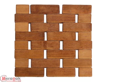 Подставка под горячее 16х15см Брик арт. 4645 Коричневый - фото