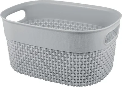 Корзина для хранения OSLO 3л серый шторм, арт. PT1350СШ Серый - фото