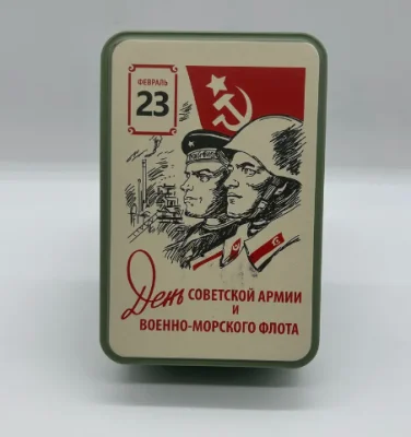 Набор подарочный Носки мужские Turkan в металл. банке ассорти, классичкие, М23Р  - фото