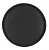 Поднос круглый нескользящий, полиэтилен, ø 40,5см, черный 1600PTBL Черный - фото