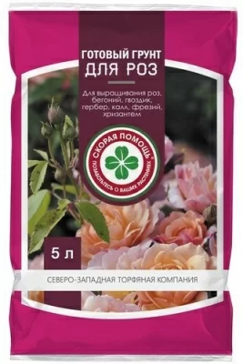 Грунт для роз "Скорая помощь", 5 литров  - фото