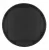 Поднос круглый нескользящий, полиэтилен d28см, черный 1100PTBL Черный - фото