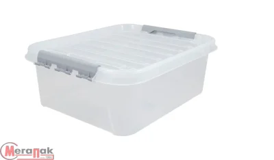 "Профи Комфорт" Ящик с крышкой 23л, арт. 4379400 Прозрачный - фото