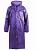 Дождевик-плащ EVA, фиолетовый, на кнопках, рукава на резинках, 110 мк, Komfi, EVAF12 Фиолетовый - фото