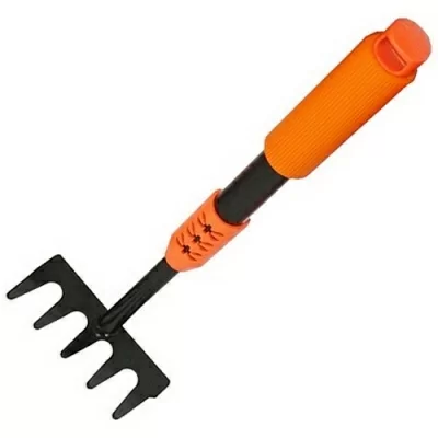Грабельки PARK HG3550-D (5-зуб, поролоновая ручка)  Оранжевый - фото