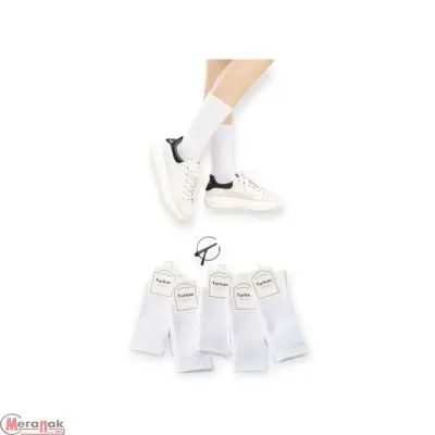 Носки женские TURKAN белые высокие, р.36-41, арт. 6835 Белый - фото