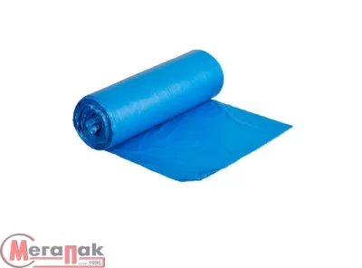 Мешки для мусора 120 литров LDPE (70*110) EVRO, 10 шт Синий - фото