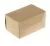 Коробка картонная для торта 150*100*85 "ECOCAKE", 50 шт Коричневый - фото