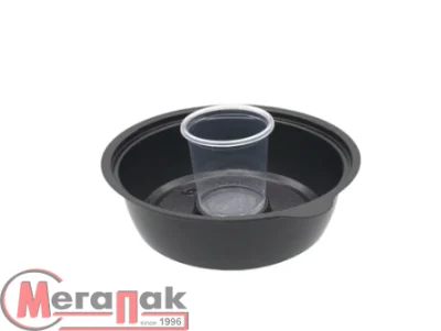 ТЦ10шт Комплект: Салатник КД-110 + крышка КД-110+ Соусник КД-106  - фото