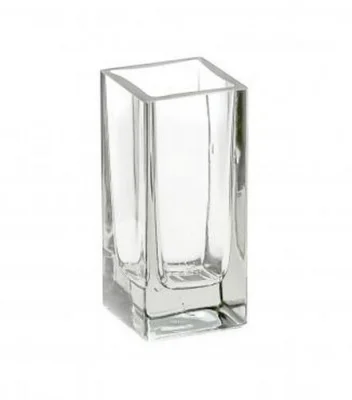 Ваза квадратная Олень -120, арт. 2582 Прозрачный - фото