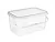 Комплект Ведро 5,8л прямоуг. прозрач + Крышка д/ведра 5,8л прямоуг. (293*198) Прозрачный - фото