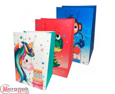 Пакет ЛЮКС детский 36x54х30, арт. D223 Разноцветный - фото