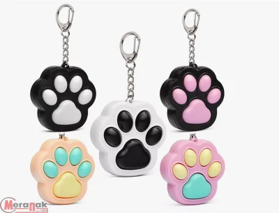 Антистресс-брелок "Лапка" 6,5см, 00-5651 Разноцветный - фото