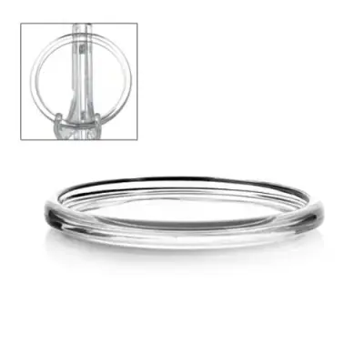 Подсвечник БЕЙЗИК 100 мм, арт. 54502SLB Прозрачный - фото