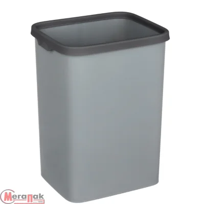 Контейнер для мусора "Paloma" 12л с прижимным кольцом (серый), 231300635/00 (14) Серый - фото