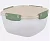 Контейнер для продуктов Green Republic герметичный 0,7л квадратный, лён SE2242GR (21) Прозрачный - фото
