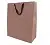 Пакет подарочный бумажный с ручками 43*53*18 Крафт, арт. L144 Коричневый - фото