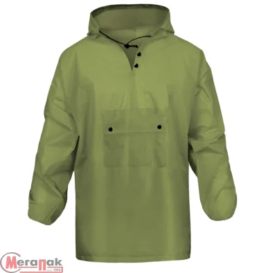 Дождевик «HOODY» EVA, зеленый, с чехлом, 100 мк, Komfi Зеленый - фото