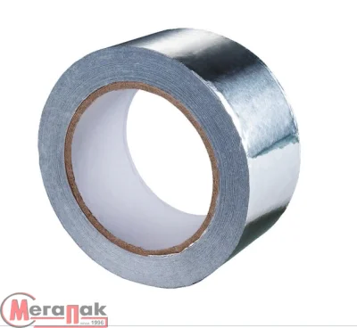 Скотч аллюмин. 50мм*50м К Серебро - фото