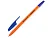 Ручка шариковая BRAUBERG X-333 Orange, СИНЯЯ, корпус оранжевый, узел 0,7мм, линия 0,35мм, 142409 Оранжевый - фото