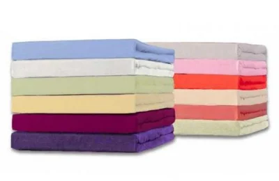 Простыня махровая 140*200 100% хлопок, плотн. 160гр коралловая Коралловый - фото