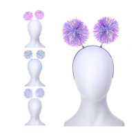 Ободок карнавальный "Сказочная зима", микс, S2080 Микс - фото