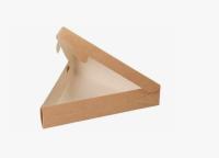 Коробка-треугольник д/куска 220*220*200 (высота 40) ECO PIE 1/20 Коричневый - фото
