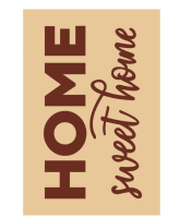 Коврик придверный Dekorelle LAPSHA 40X60см, в ассортименте Микс - фото