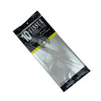 Бумага тишью 51*66см 045 Серебро в листах 14гр. 10листов/уп. 300уп./т.м., PTQ045 Серебро - фото