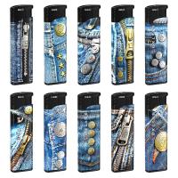 Зажигалка турбо XHD 90 TWP JEANS, 14235 (50)  - фото