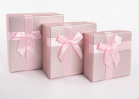 Коробка Чудесный подарок, Нежно-розовый, 7*17*8 см, 1 шт Розовый - фото