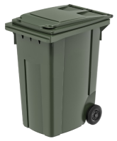 Бак для мусора 360л с крышкой (20.806.70) 28.C29 Зеленый - фото