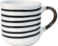 Кружка 0,3 л. (полосы/точки), керамика арт. L3494/BH683  - фото