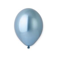 Шар латексный BELBAL (14''/36см) В 105/605 Хром Glossy Blue 1 шт (1) Синий - фото