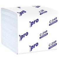Туалетная бумага в листах Protissue 2-сл, 250л, сист Tork T3, арт. С249 Белый - фото