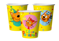 Стаканы (250 мл) Три Кота, Яркий праздник, 6 шт., 6014985 Стаканы (250 мл) Три Кота, Яркий праздник, 6 шт., 6014985 Разноцветный - фото