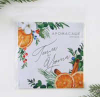 Аромасаше «Тепла и уюта», аромат апельсин, 11 х 11 см, 9484976  - фото