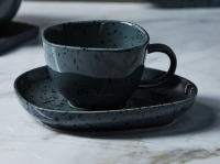 Набор чайный Ivlev Chef Оникс 2пр, 250мл, 15см, фарфор арт. 816-359  - фото