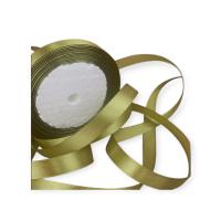 Лента тканная атласная 12мм*25Y Табак, F014-12/18 Тёмно-коричневый - фото