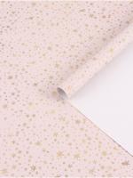 Бумага упаковочная глянцевая «Звёзды», 70×100 см, 10935919 Розовый - фото