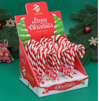 Карамель леденцовая новогодняя Sweet Ness "Трость", со вкусом клубники, 30 г, 10050872 Красный - фото